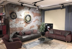 Ladrillo Cemento Beton Duvar Paneli Uygulama Görseli